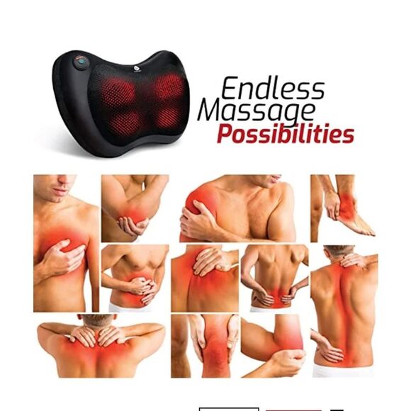 Pursonic Shiatsu Neck & Back Massager in Black, New in Box! - Picture 9 of 12